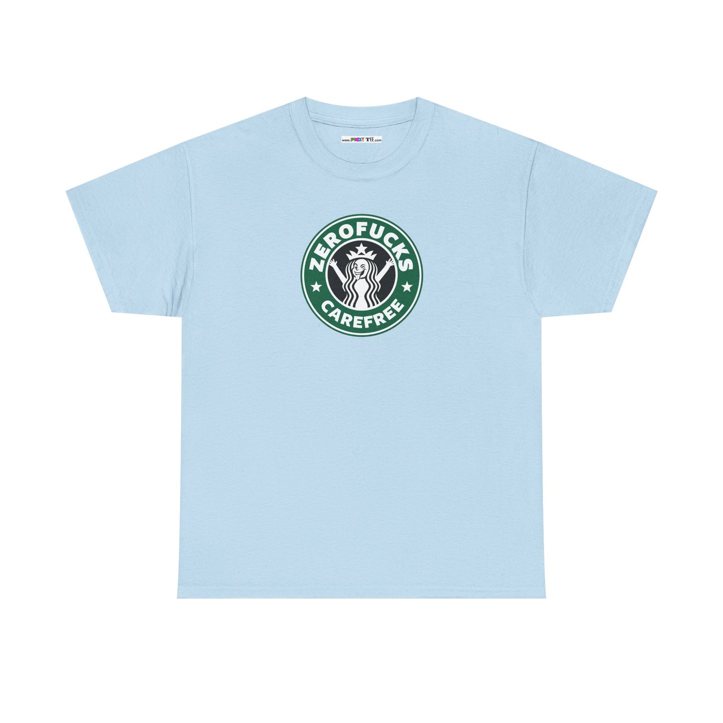 ZEROFUCKS CAREFREE Unisex Heavy Cotton Tee