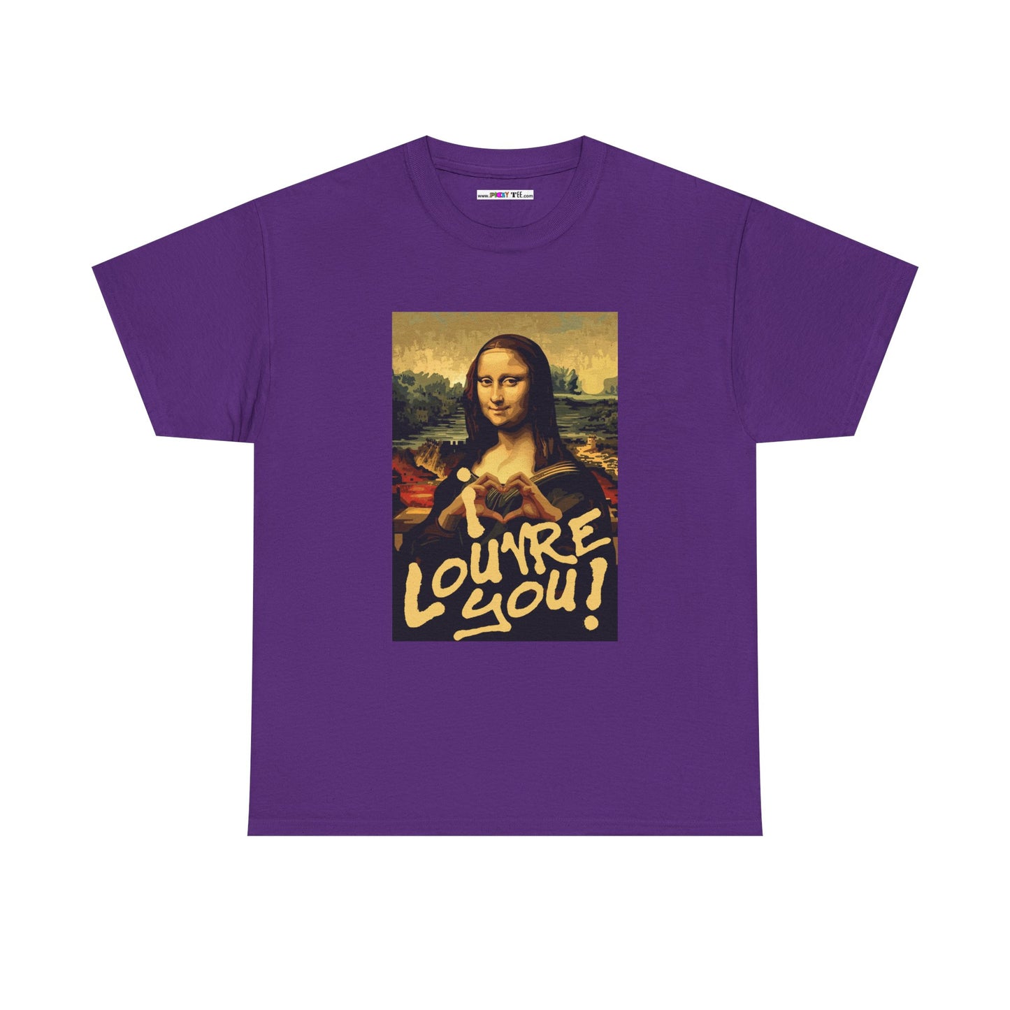 I LOUVRE YOU! Unisex Heavy Cotton Tee