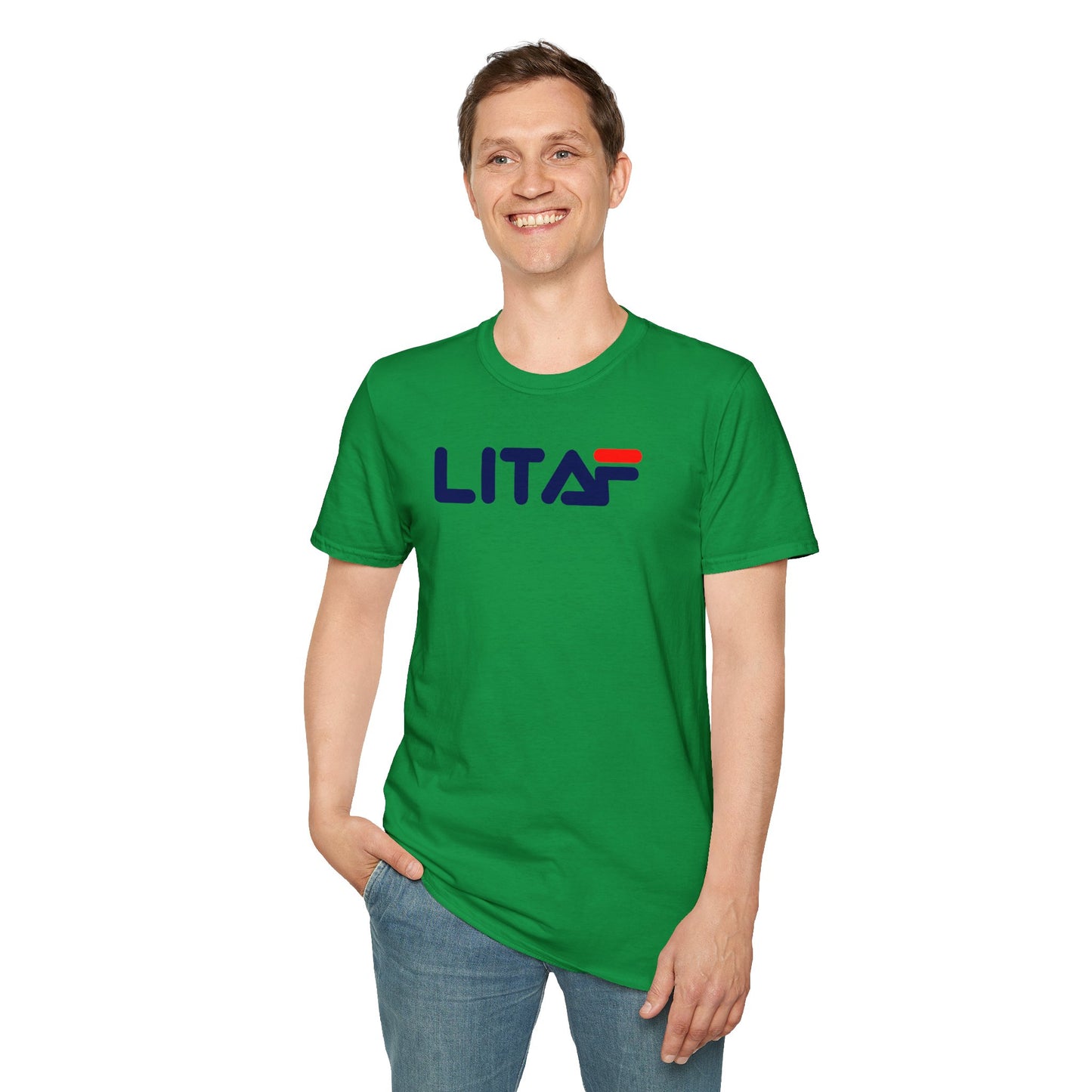 LIT AF Unisex Softstyle 100% Cotton T-Shirt