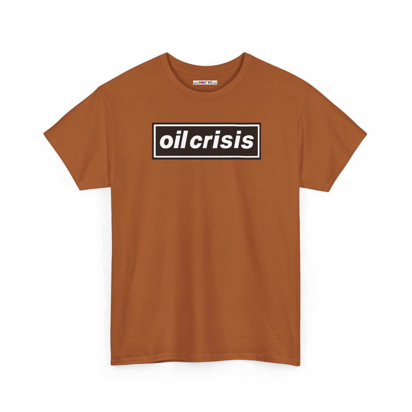 oil crisis/Foil THE crisis Unisex Heavy Cotton Tee