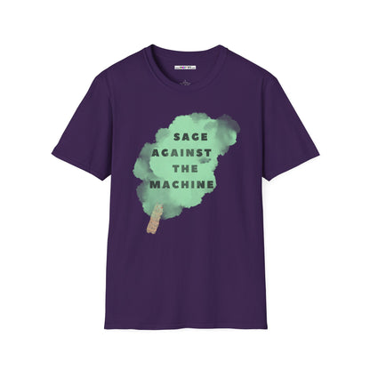 SAGE AGAINST THE MACHINE Unisex Softstyle 100% Cotton T-Shirt