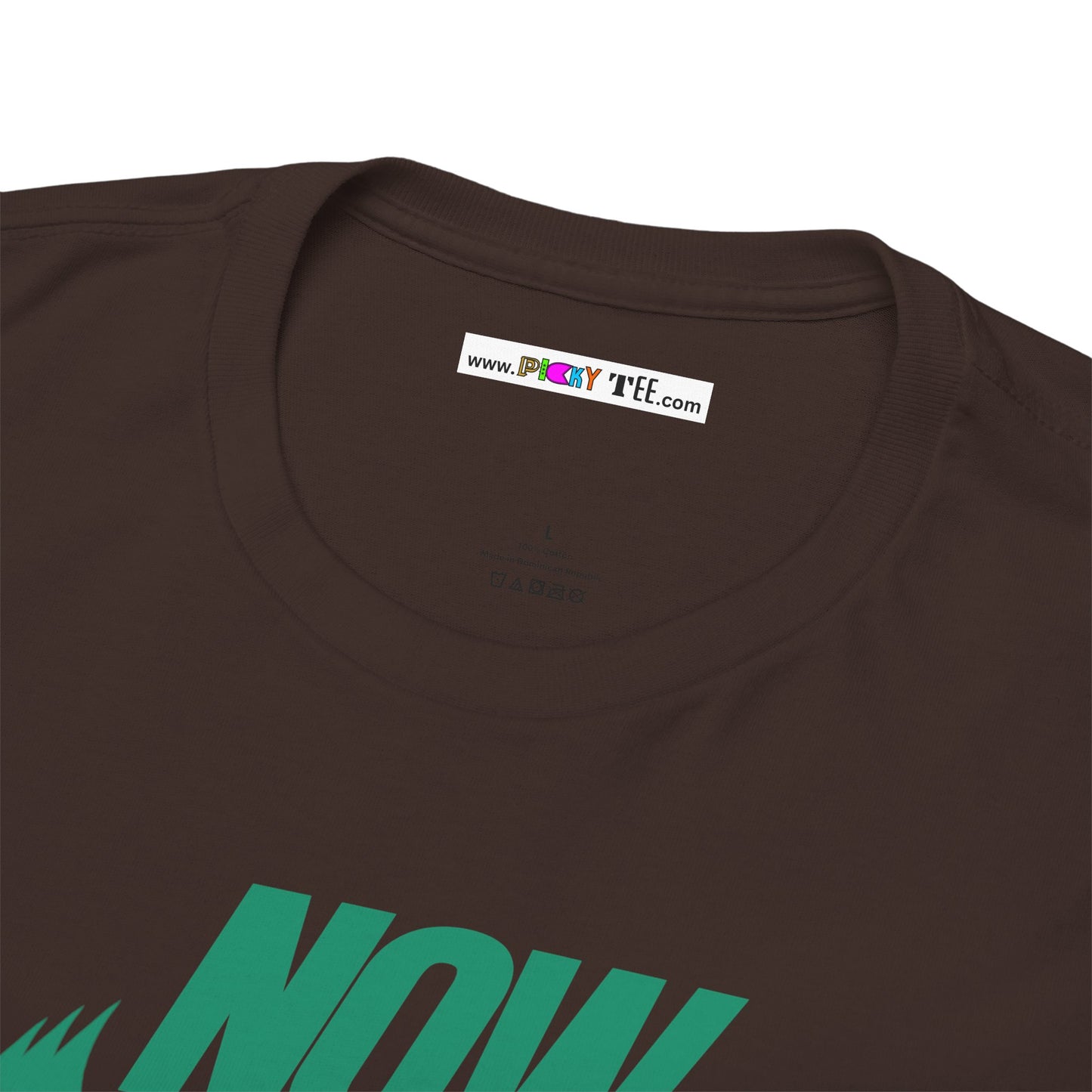 NOW JUST BE HERE Unisex Heavy Cotton Tee