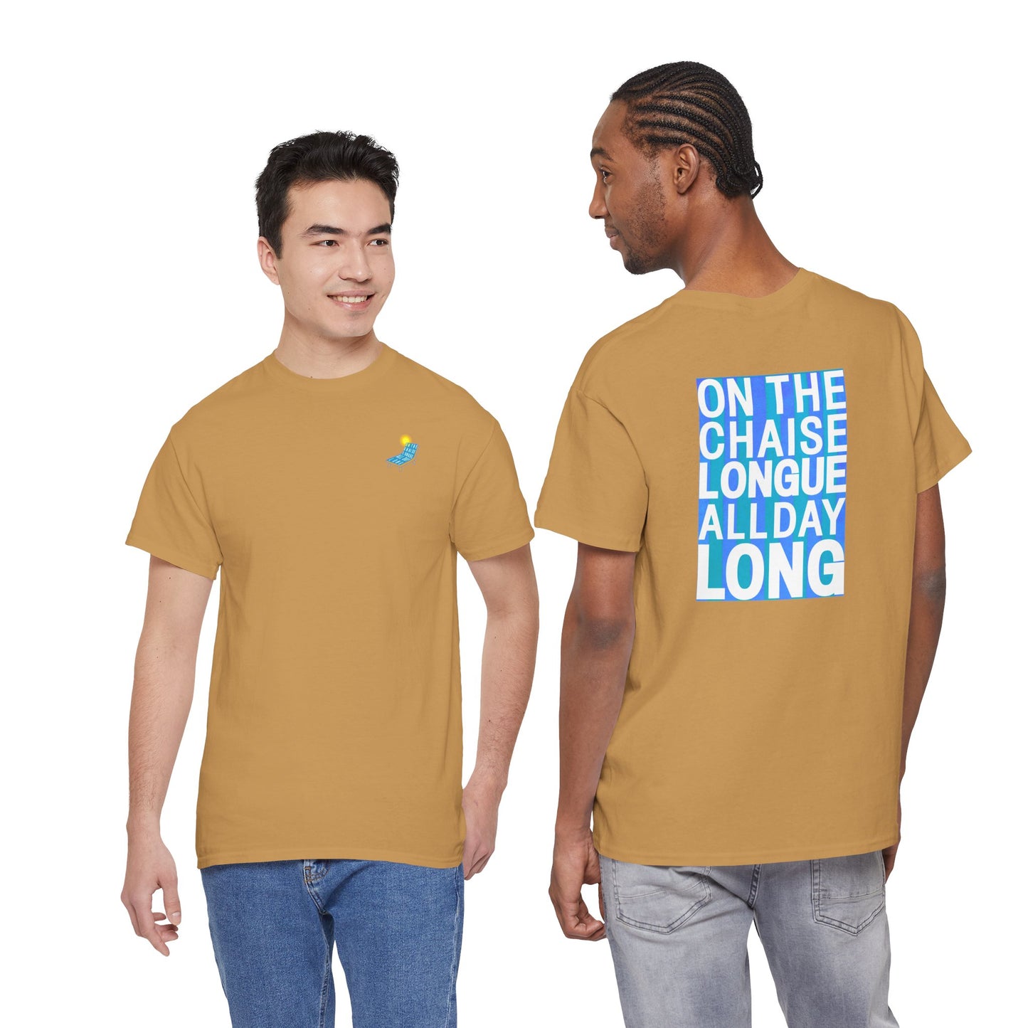 ON THE CHAISE LONGUE ALL DAY LONG Heavy Cotton Tee