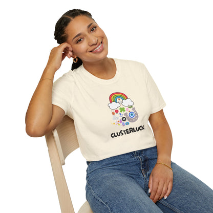 CLUSTERLUCK Unisex Softstyle 100% Cotton T-Shirt