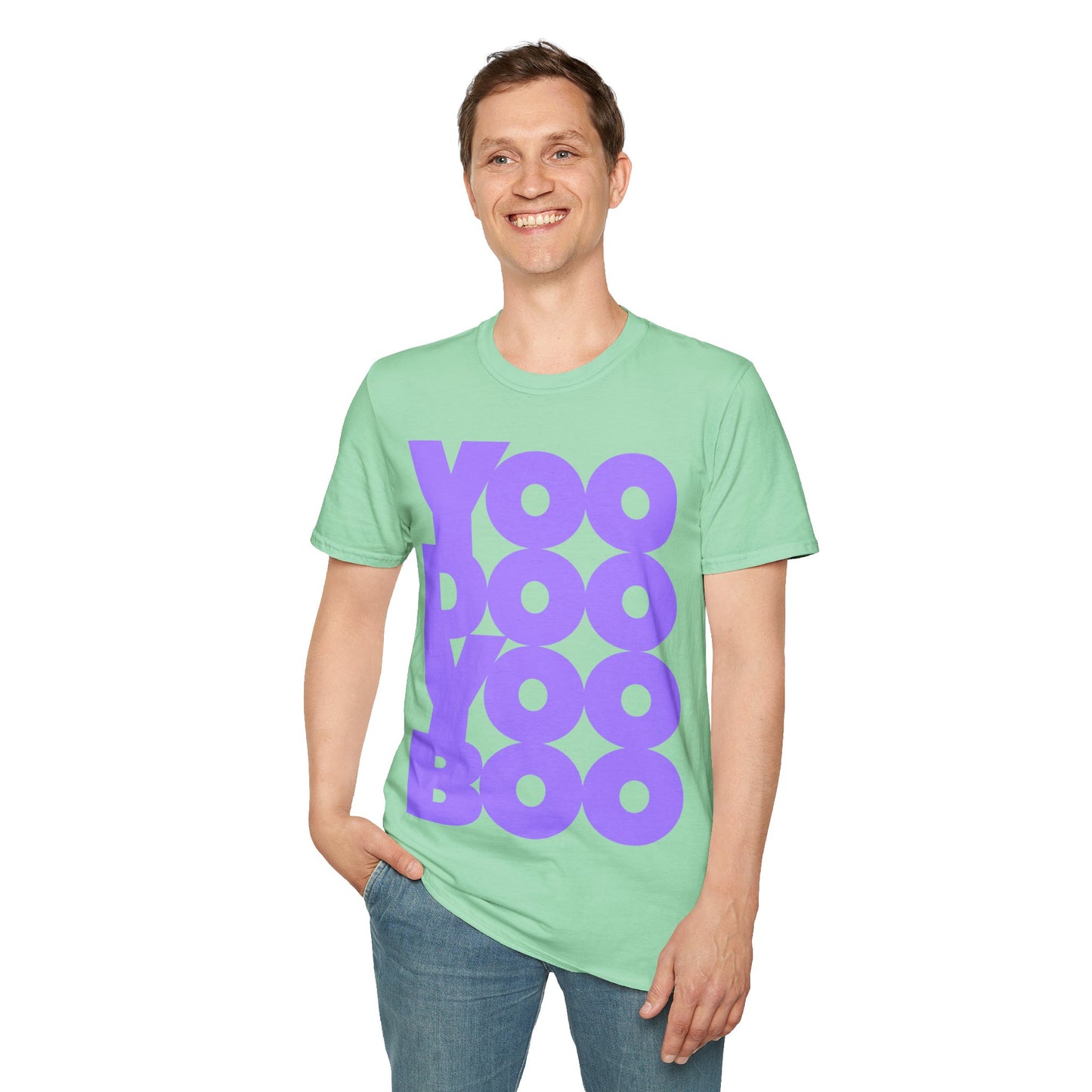 YOO DOO YOO BOO! Unisex Softstyle 100% Cotton T-Shirt