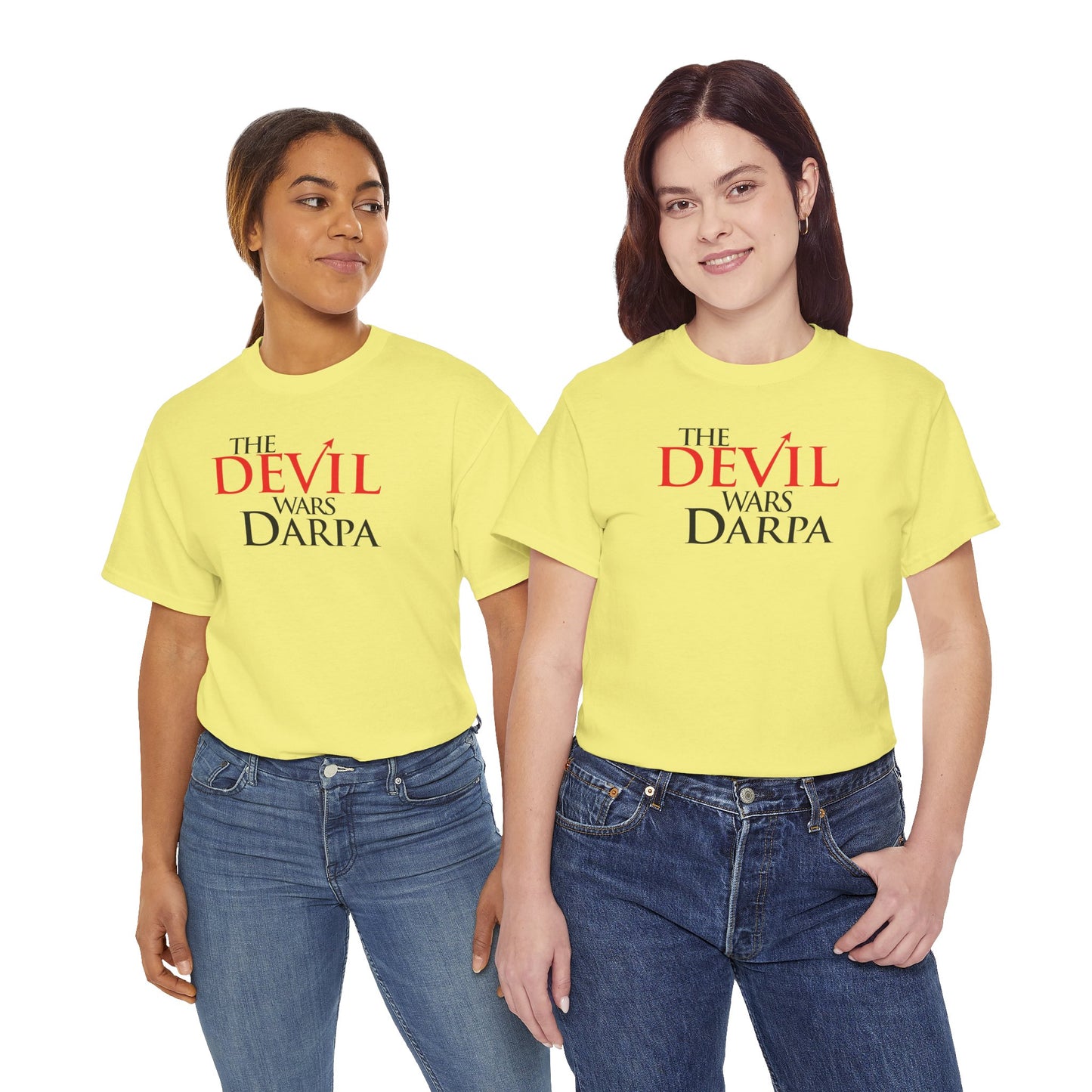 THE DEVIL WARS DARPA Unisex Heavy Cotton Tee