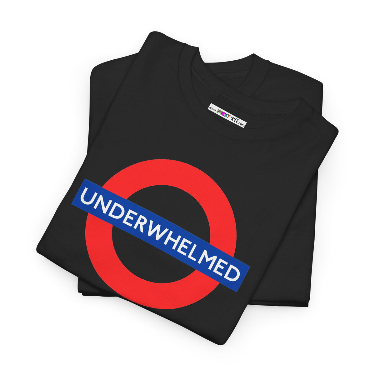 UNDERWHELMED Unisex Heavy Cotton Tee