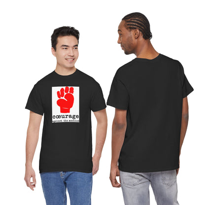 cœurage against the machine Unisex Heavy Cotton Tee