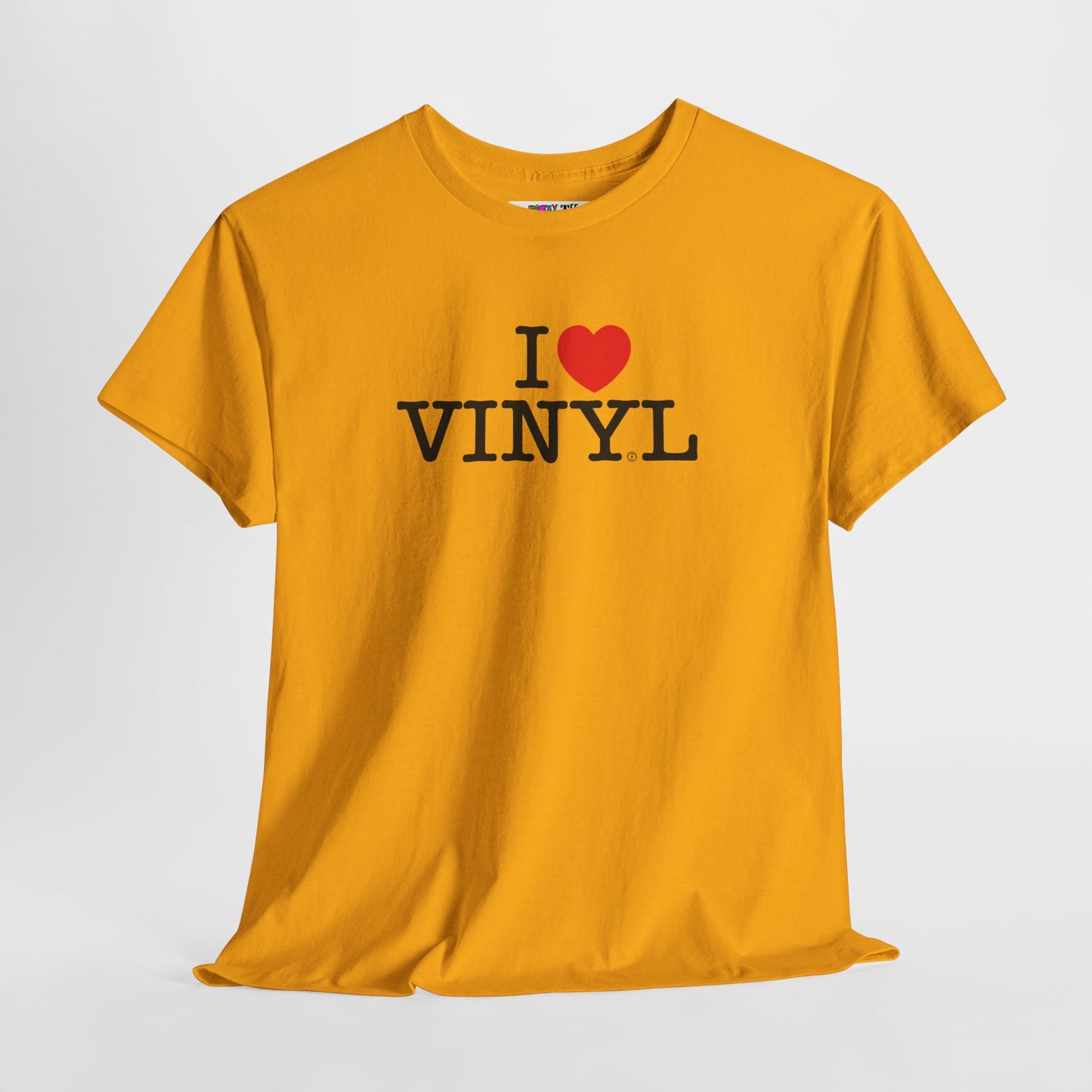 I ❤️ VINYL Unisex Heavy Cotton Tee