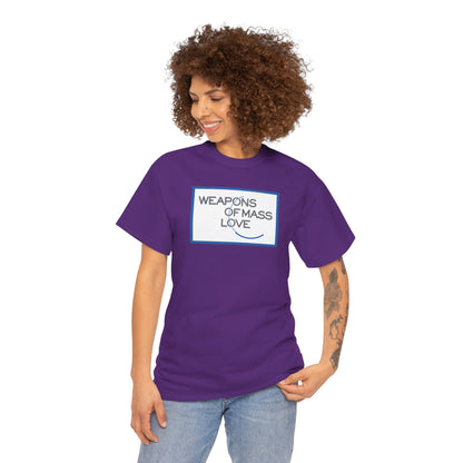 WEAPONS OF MASS LOVE Unisex Heavy Cotton Tee