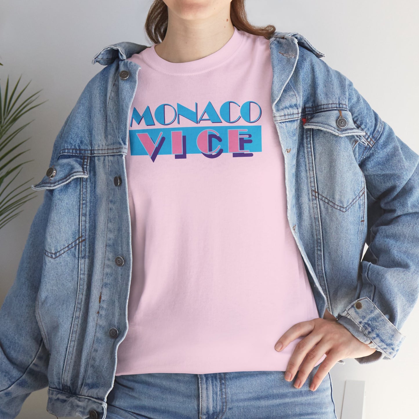 MONACO VICE Unisex Heavy Cotton Tee