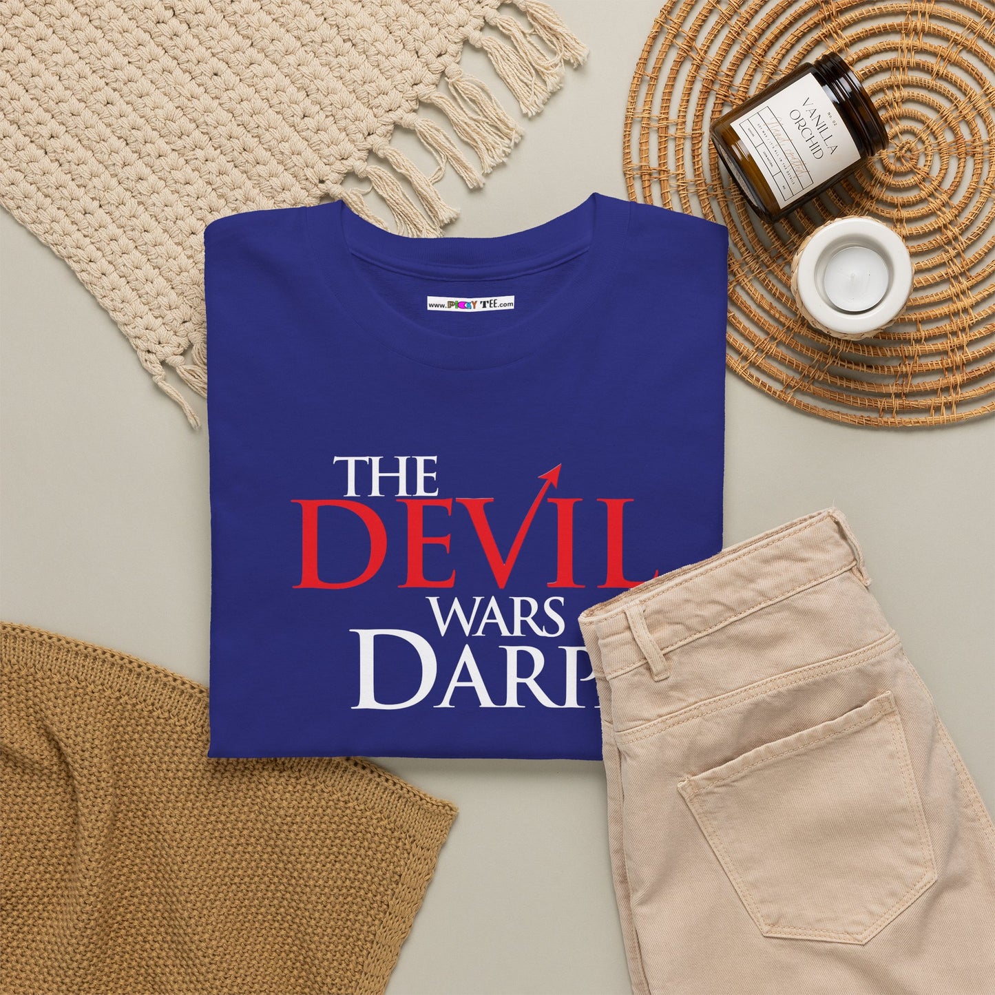 THE DEVIL WARS DARPA Unisex Heavy Cotton Tee