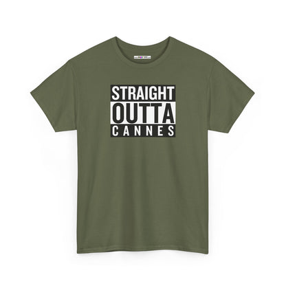STRAIGHT OUTTA CANNES Unisex Heavy Cotton Tee