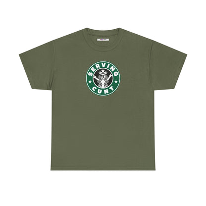 SERVINGCUNT Unisex Heavy Cotton Tee