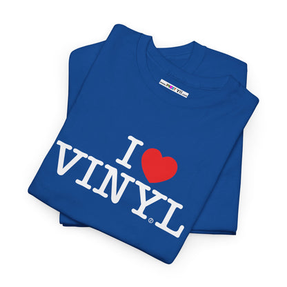 I ❤️ VINYL Unisex Heavy Cotton Tee