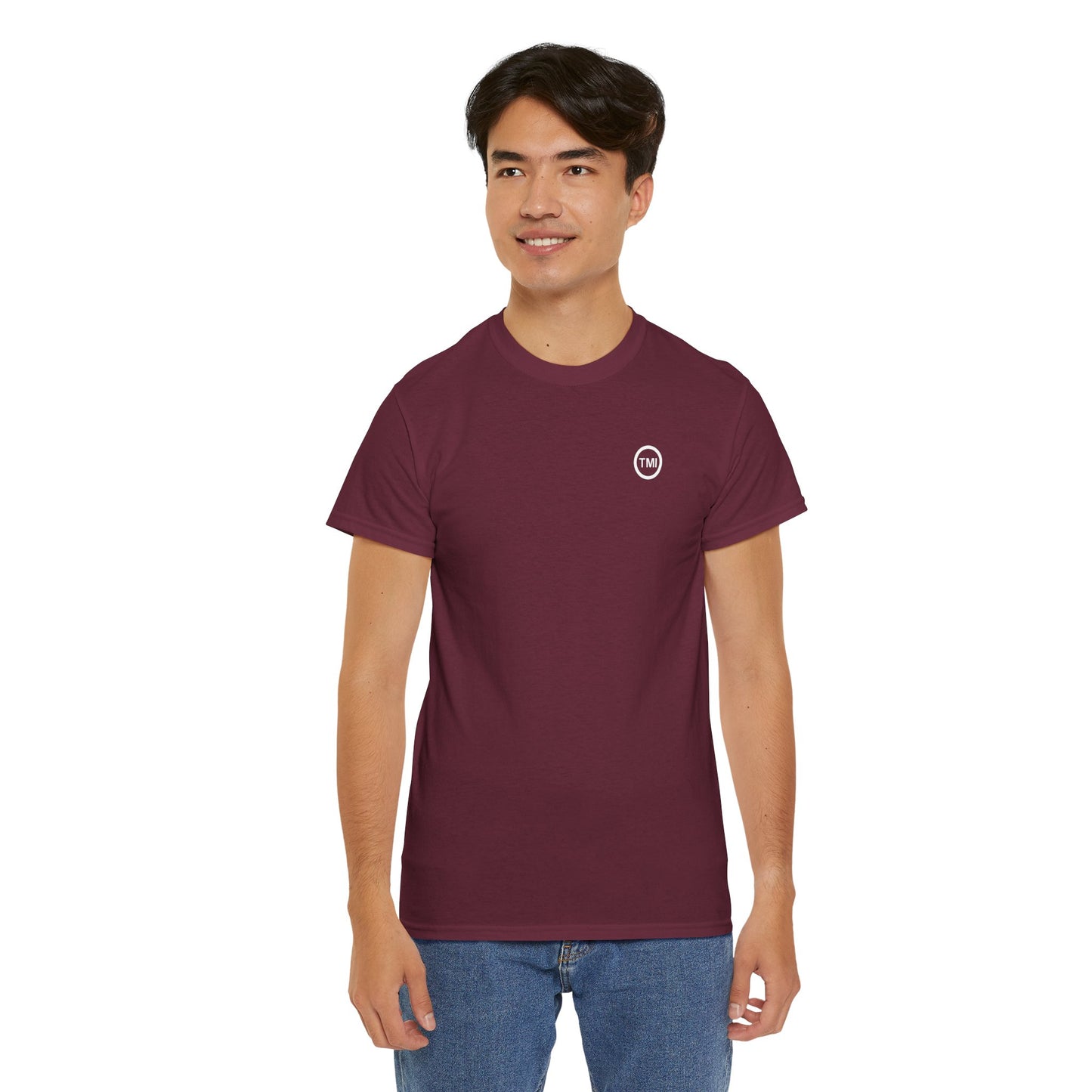 TooMuchInformation TMI Unisex Heavy Cotton Tee