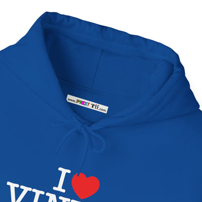 I ❤️ VINYL Unisex Heavy Blend™ Hooded Sweatshirt