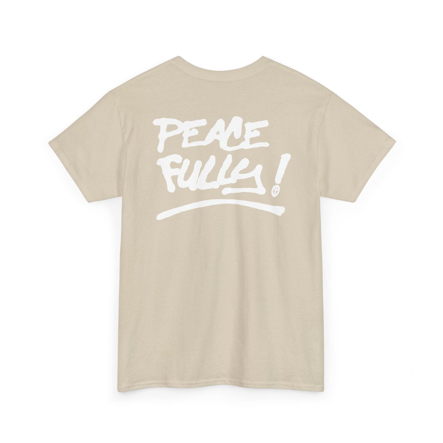 PEACEFULLY! Unisex Heavy Cotton Tee