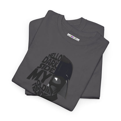 HELLO DARKSIDE MY OLD FRIEND Unisex Heavy Cotton Tee