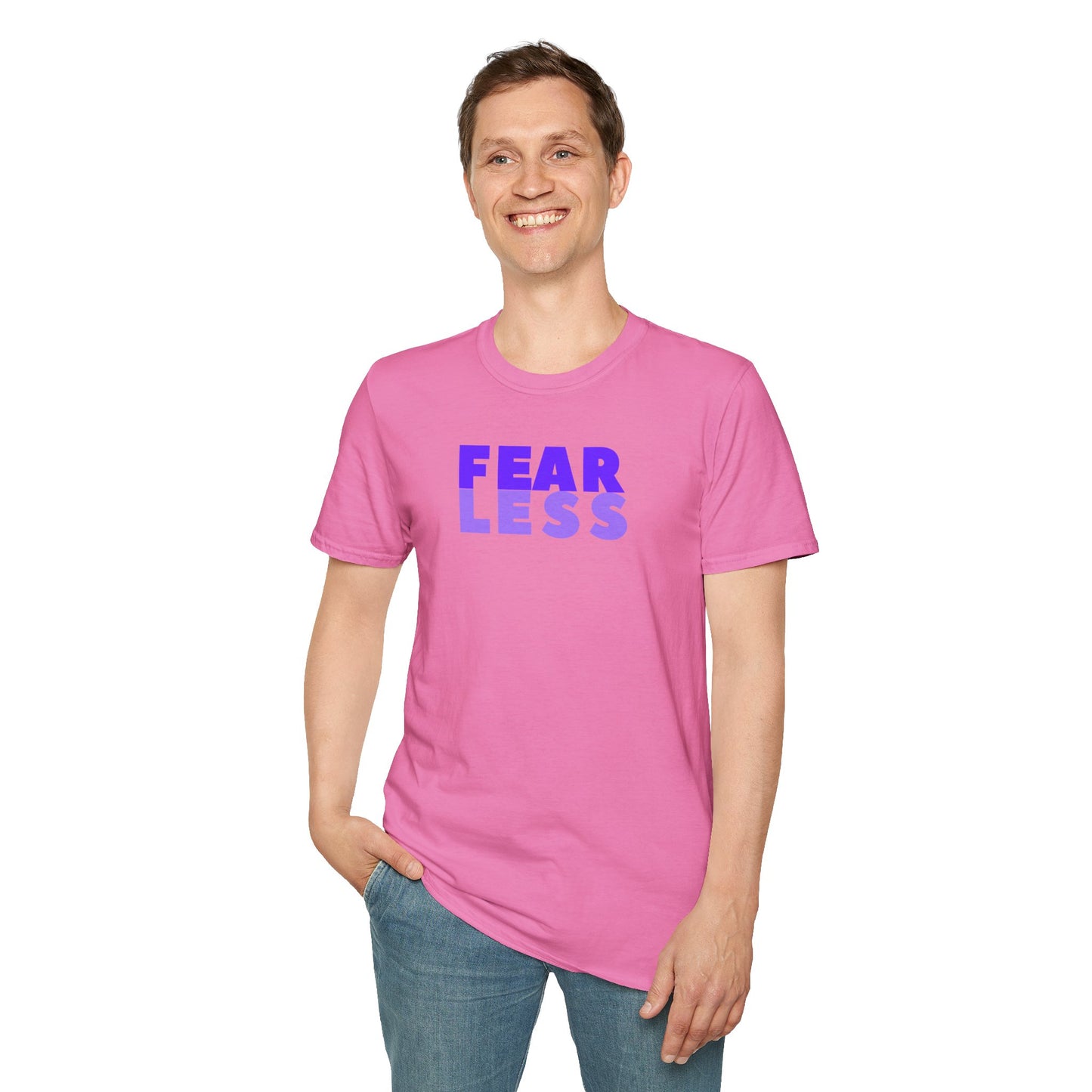 FEAR LESS Unisex Softstyle 100% Cotton T-Shirt