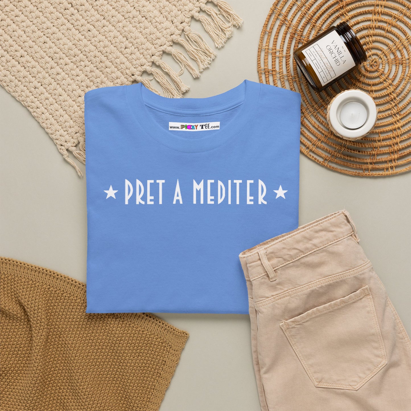 * PRET A MEDITER * Unisex Heavy Cotton Tee