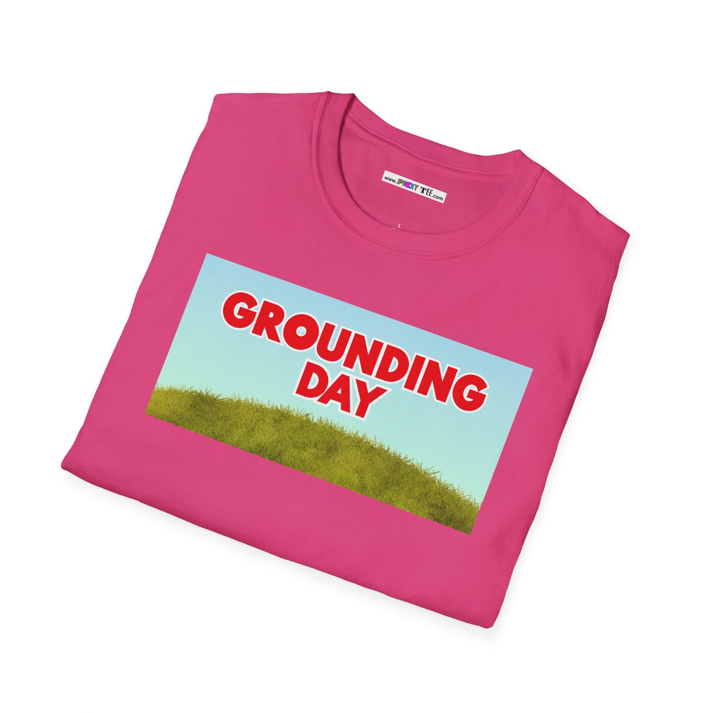 GROUNDING DAY Unisex Softstyle 100% Cotton T-Shirt