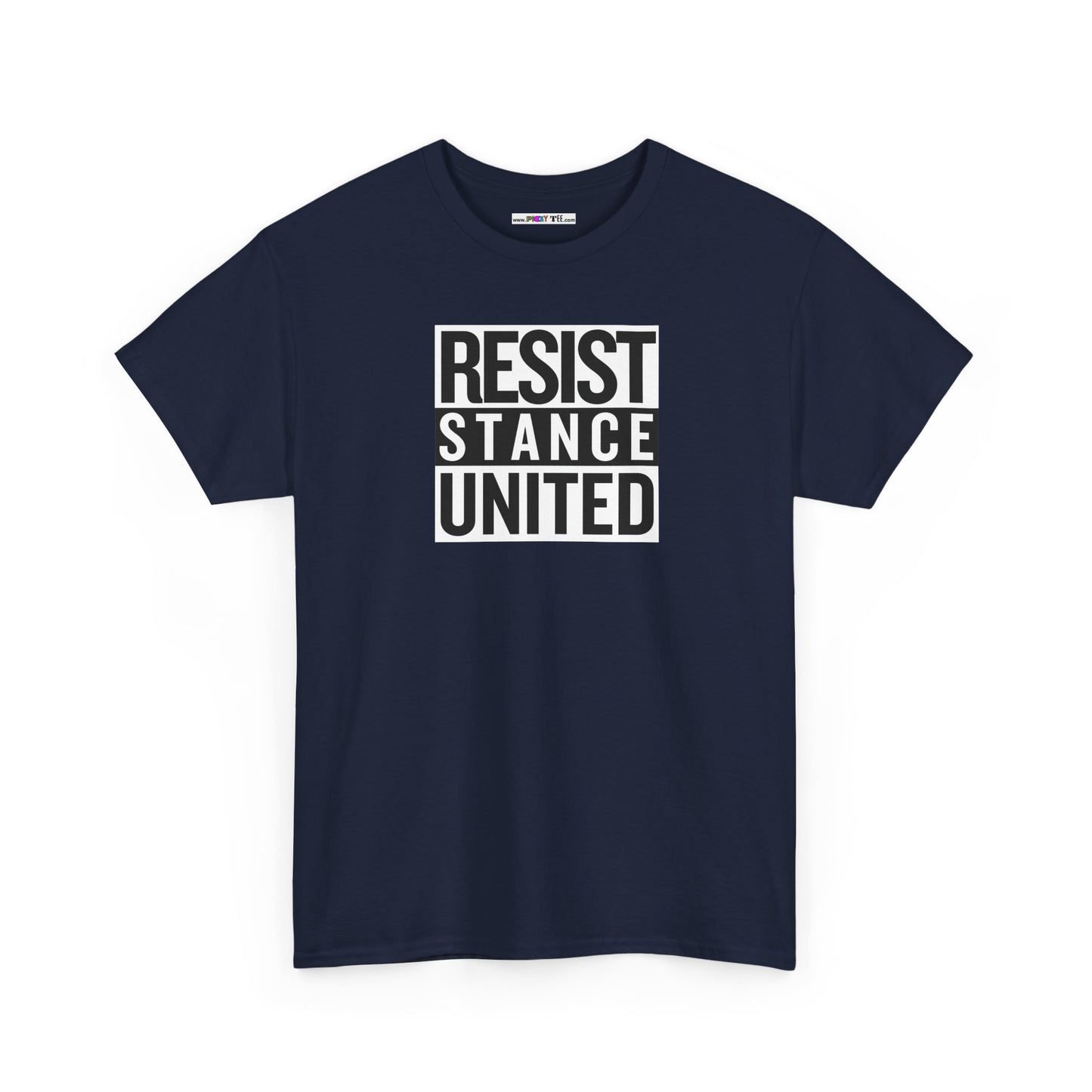 RESIST STANCE UNITED Unisex Heavy Cotton Tee