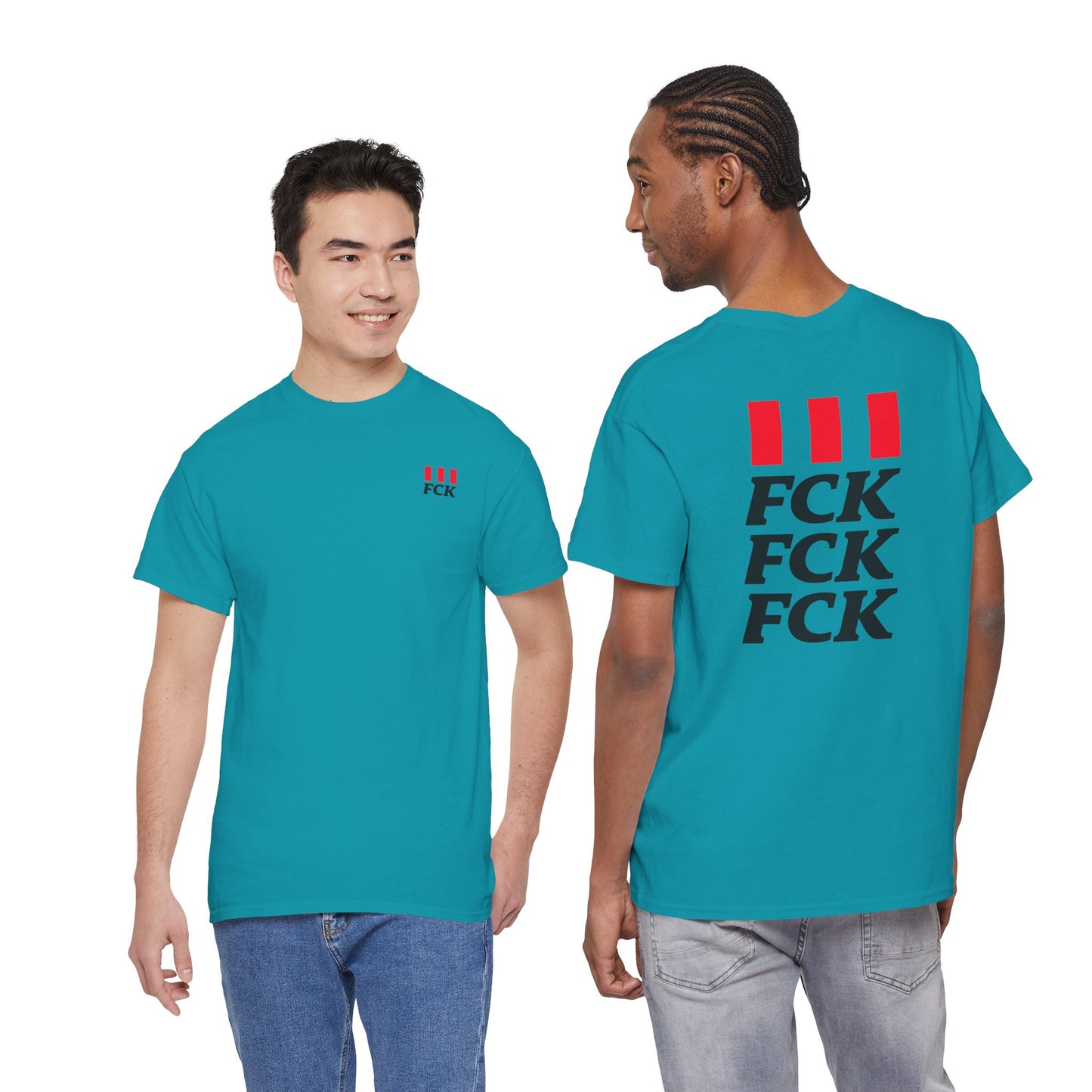 FCK FCK FCK Unisex Heavy Cotton Tee