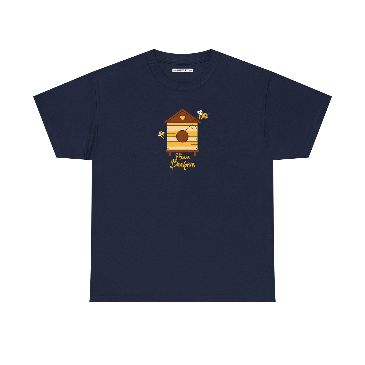 Please Beehive Unisex Heavy Cotton Tee
