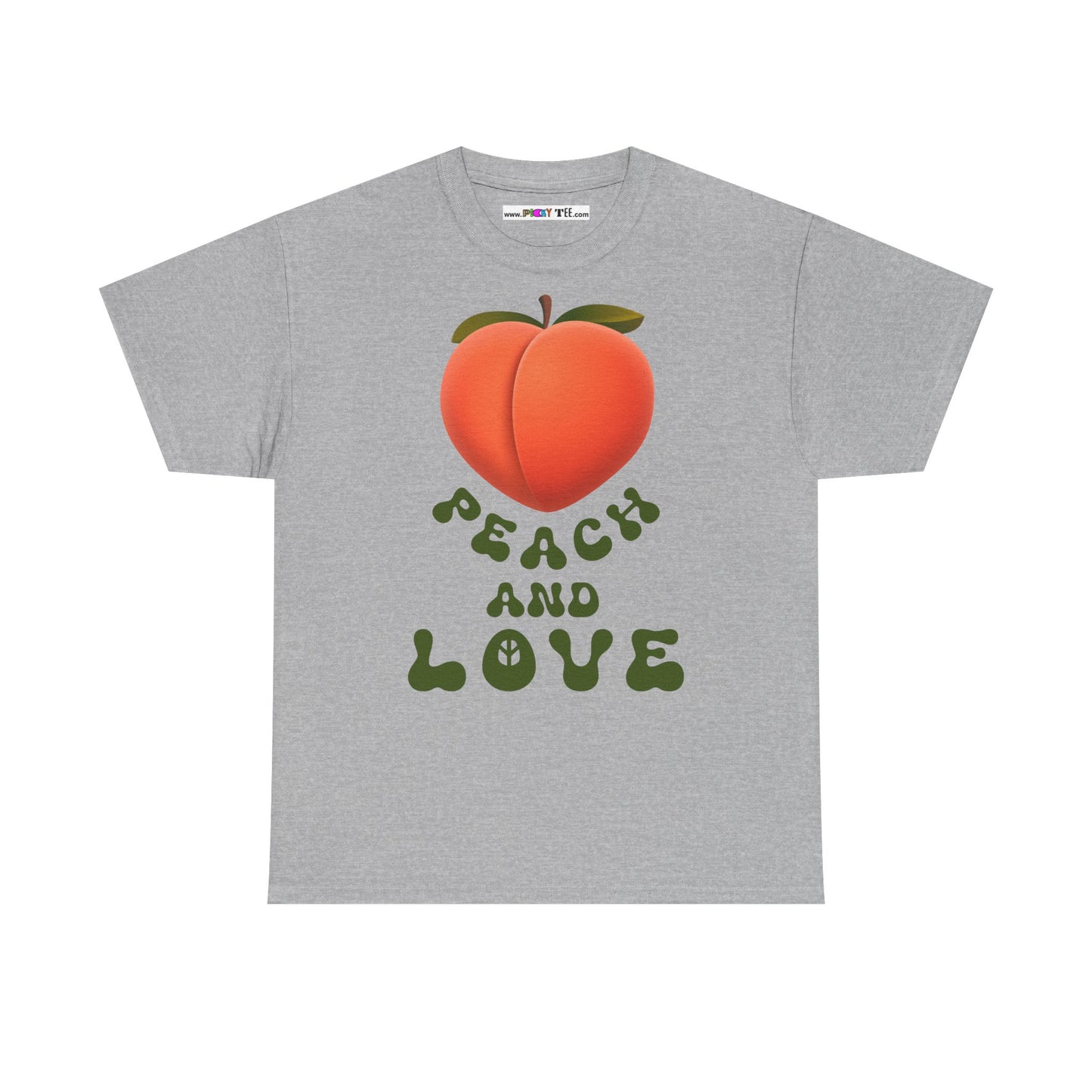 PEACH AND LOVE Unisex Heavy Cotton Tee