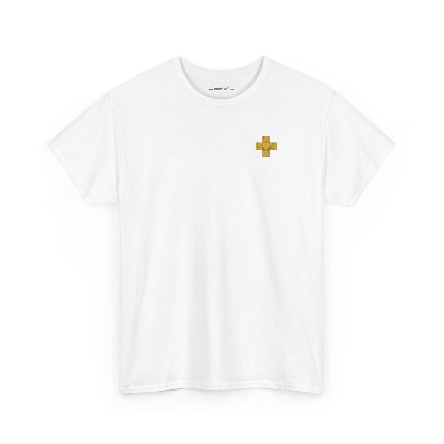 THE DRUG IS LOVE Unisex Heavy Cotton Tee