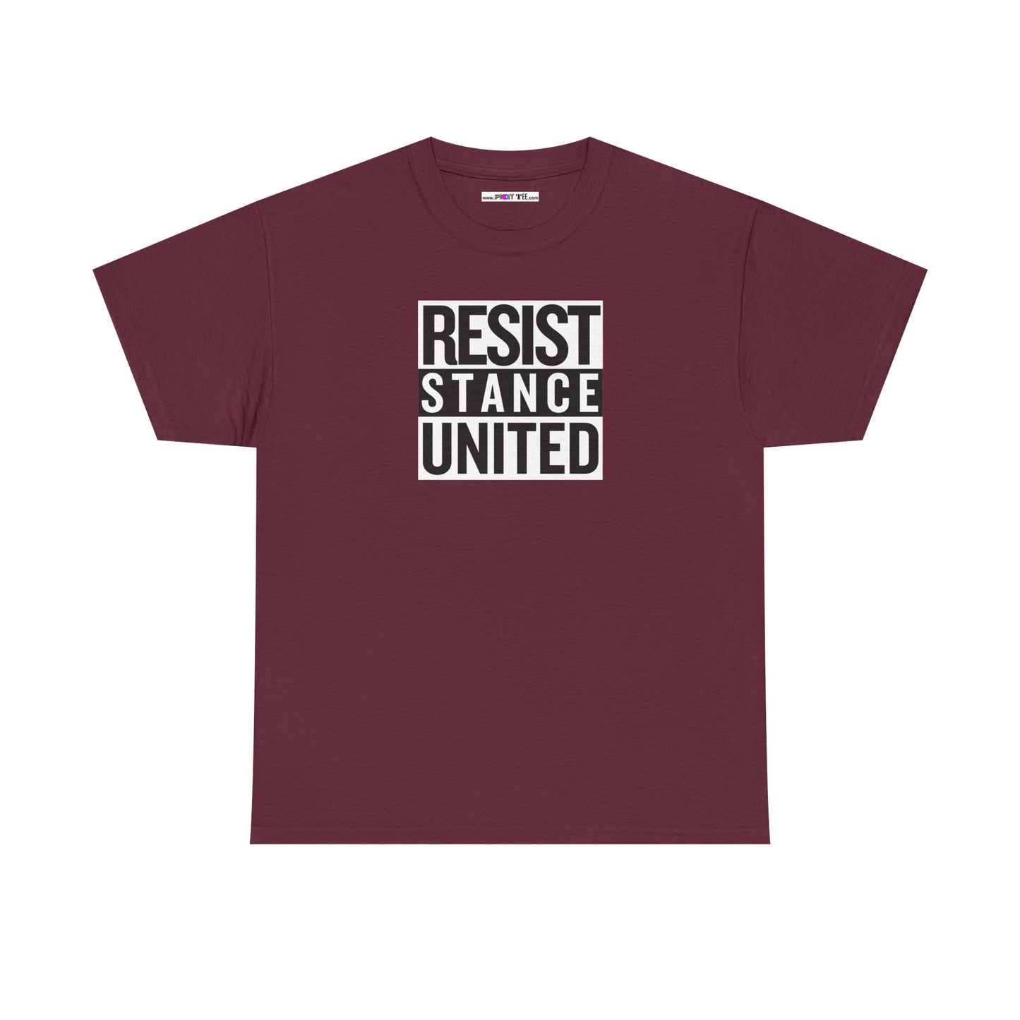 RESIST STANCE UNITED Unisex Heavy Cotton Tee