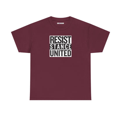 RESIST STANCE UNITED Unisex Heavy Cotton Tee