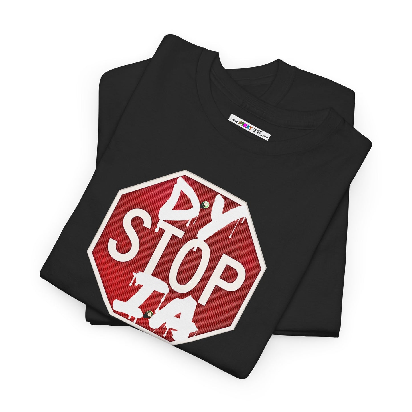 STOP DYSTOPIA Unisex Heavy Cotton Tee