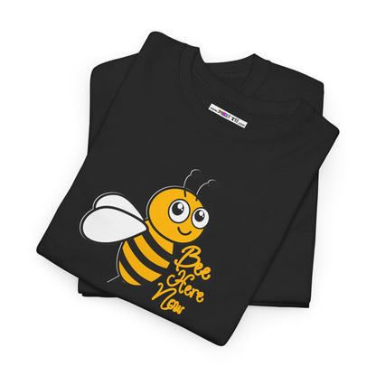 Bee Here Now Unisex Heavy Cotton Tee