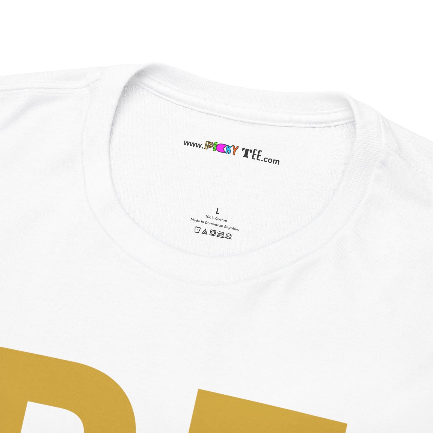 BE LOVE gold Unisex Heavy Cotton Tee