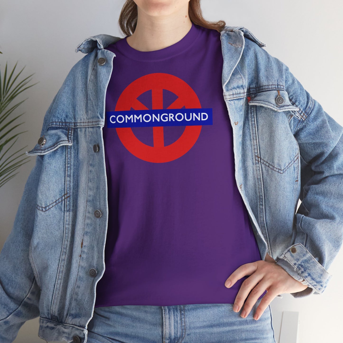 COMMONGROUND Unisex Heavy Cotton Tee