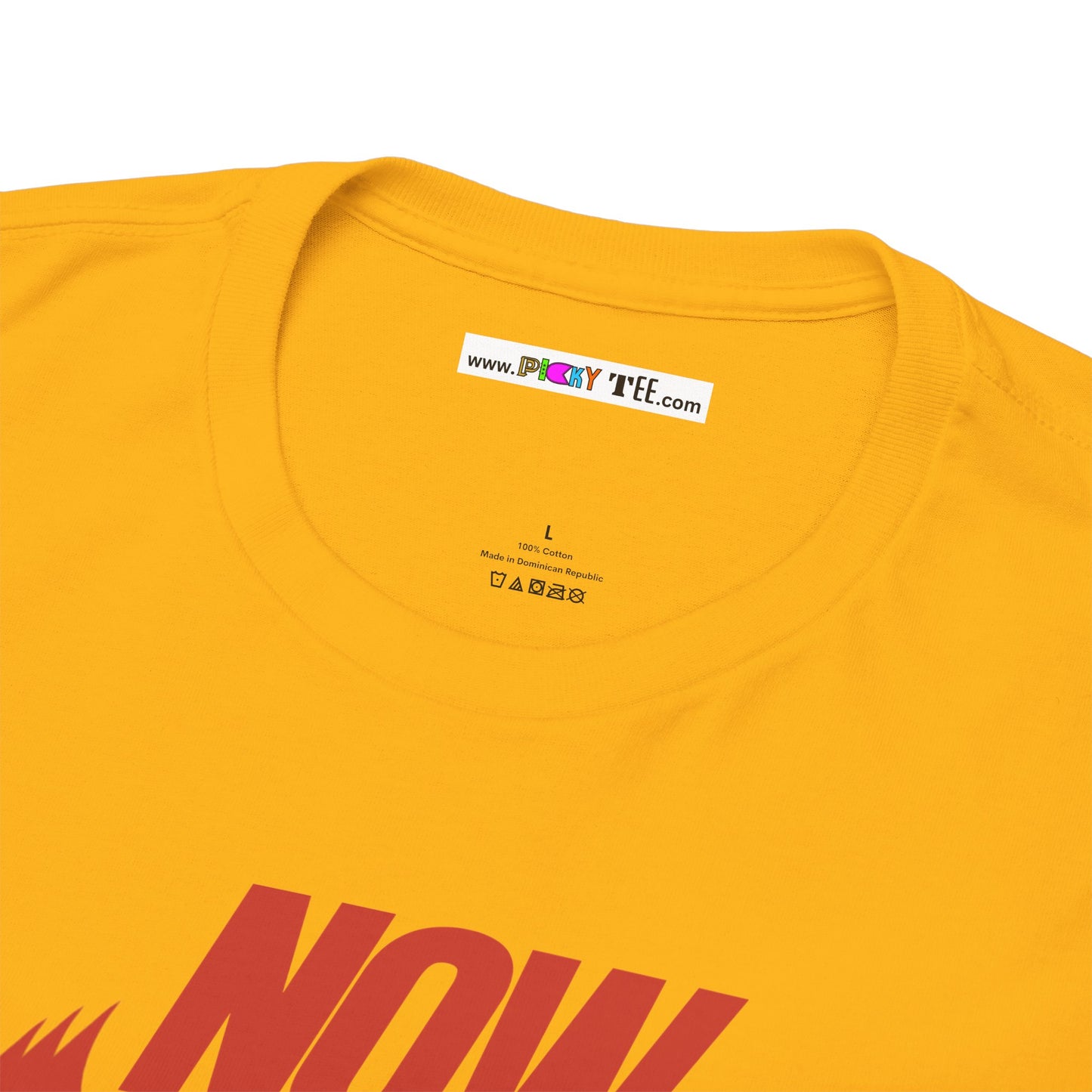 NOW JUST BE HERE Unisex Heavy Cotton Tee