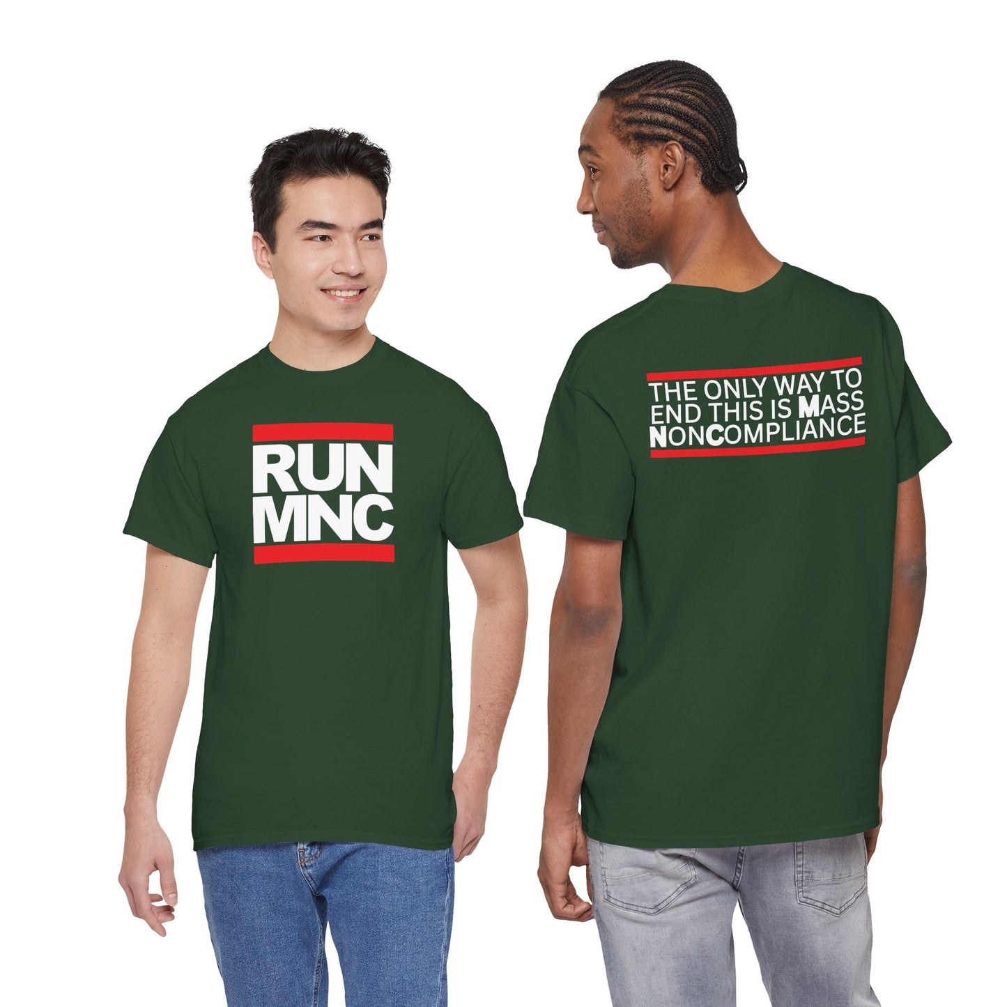RUNMNC Unisex Heavy Cotton Tee