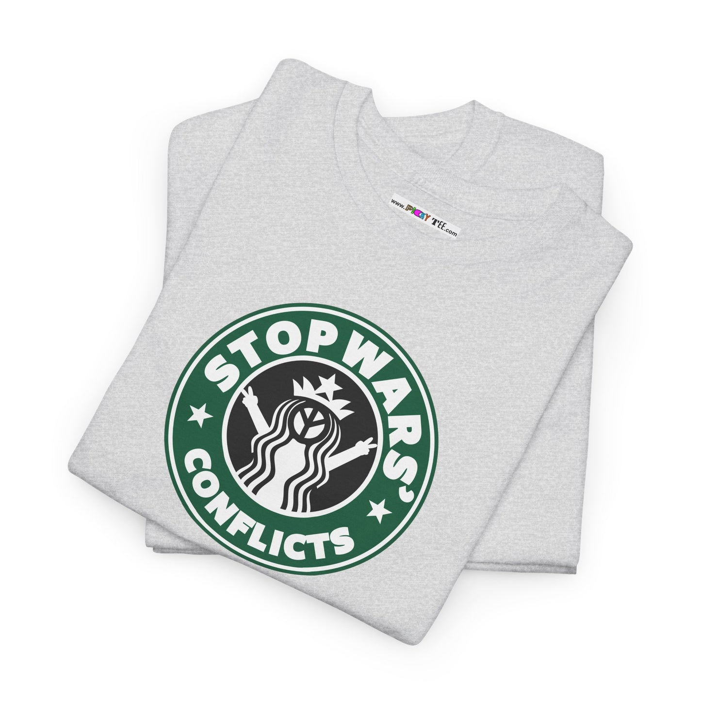 STOP WARS' CONFLICTS Unisex Heavy Cotton Tee