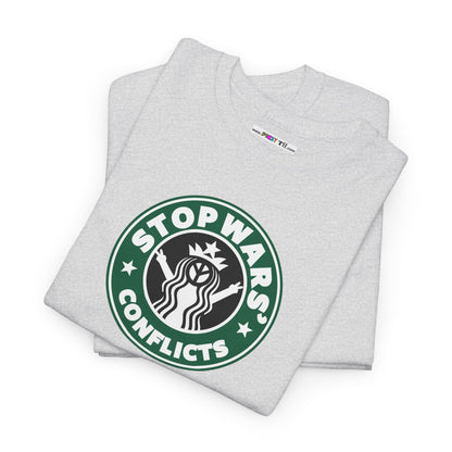 STOP WARS' CONFLICTS Unisex Heavy Cotton Tee