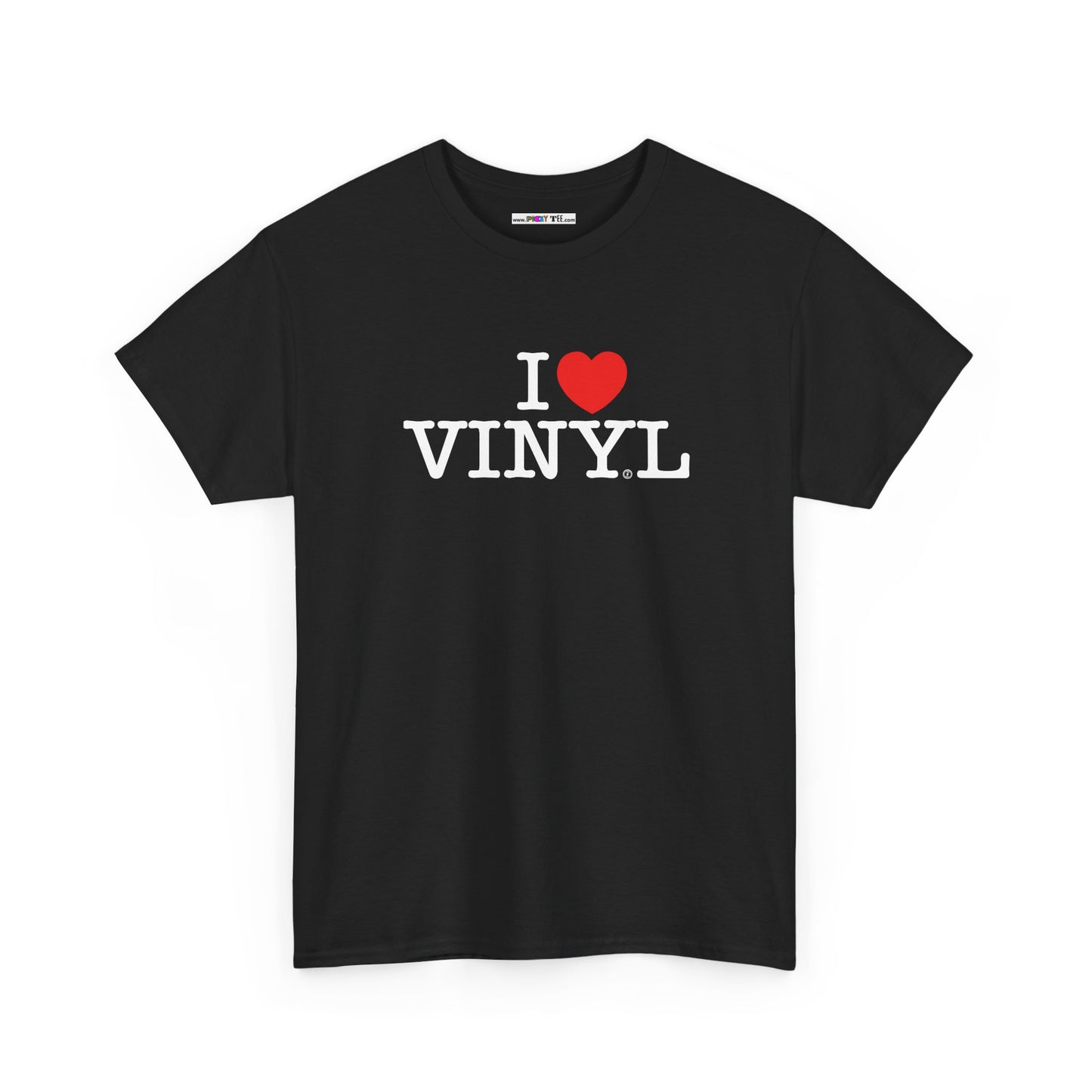 I ❤️ VINYL Unisex Heavy Cotton Tee