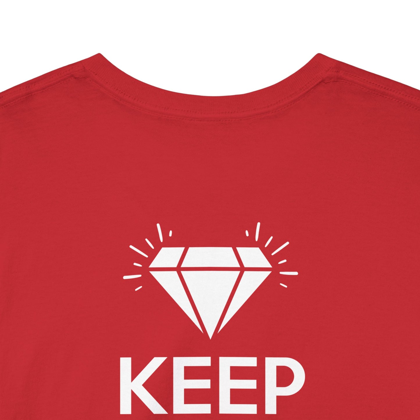 KEEP CRAZY AND SHINE ON Unisex Heavy Cotton Tee