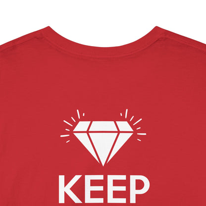 KEEP CRAZY AND SHINE ON Unisex Heavy Cotton Tee