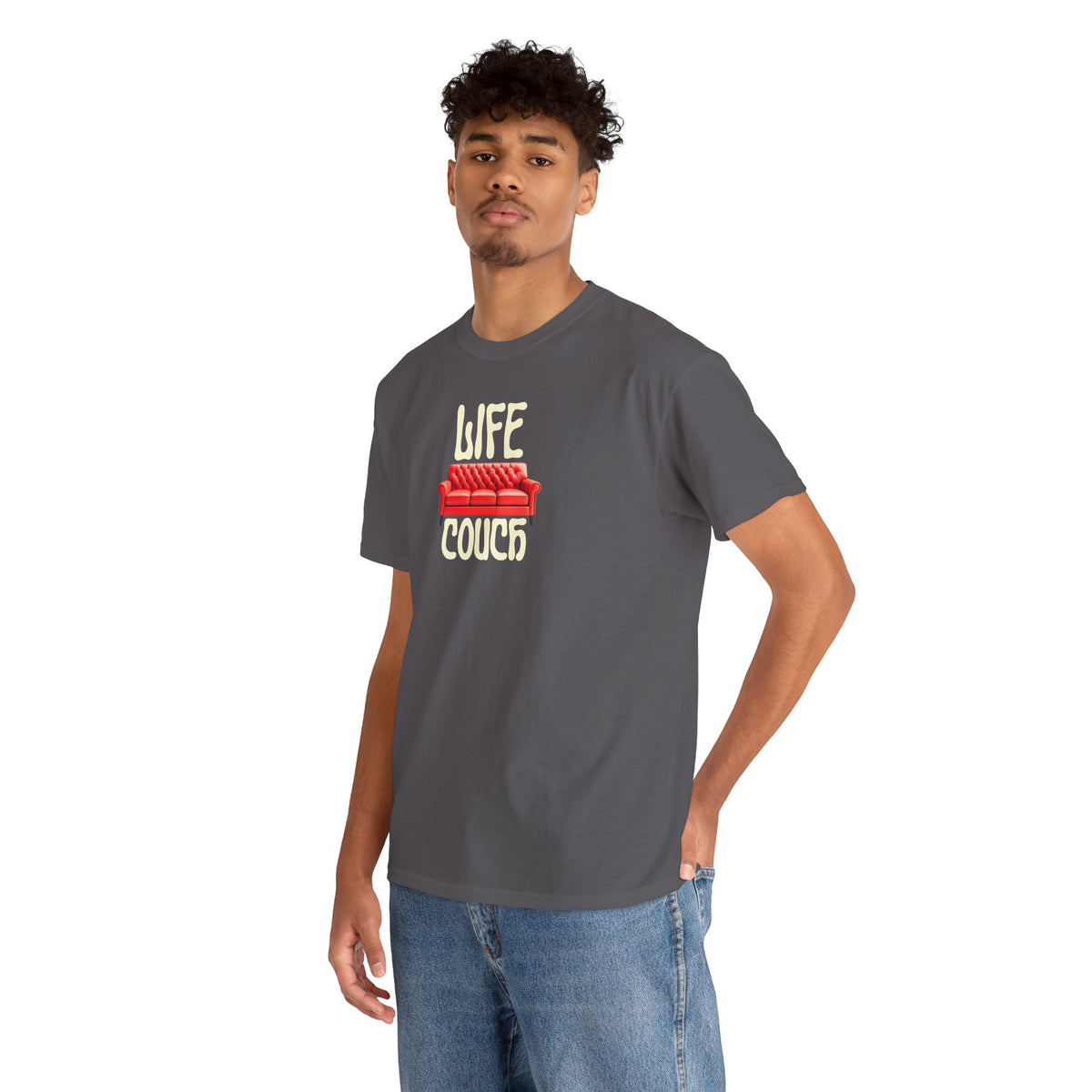 LIFE COUCH Unisex Heavy Cotton Tee