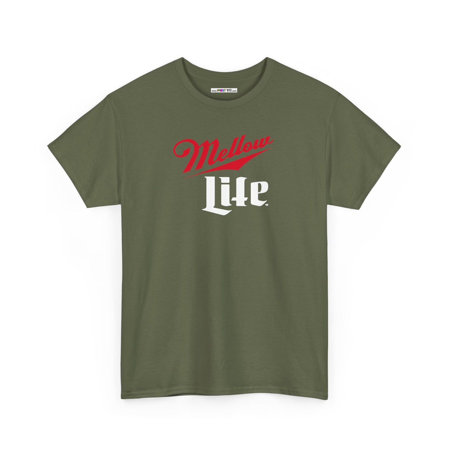 MELLOW LIFE Unisex Heavy Cotton Tee