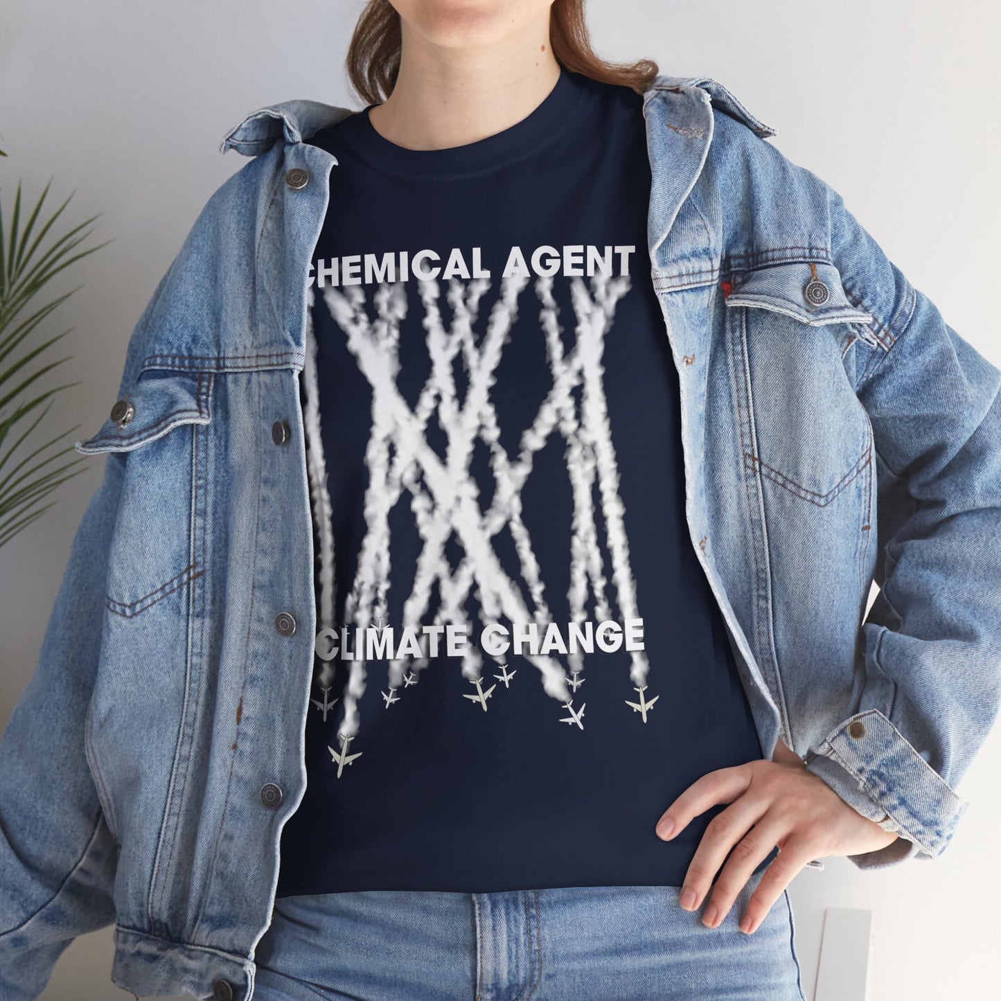 CHEMICAL AGENT/CLIMATE CHANGE Unisex Heavy Cotton Tee
