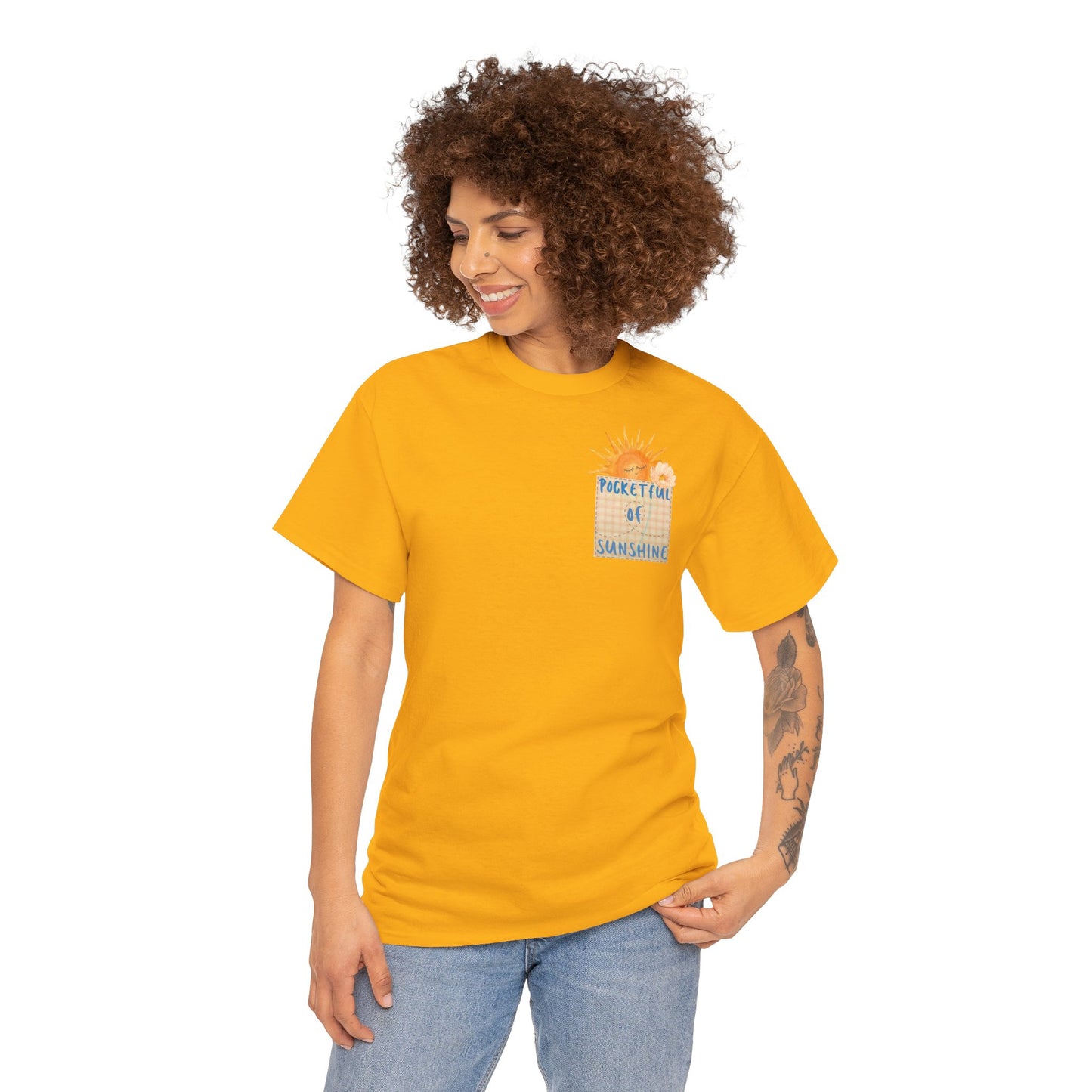 POCKETFUL OF SUNSHINE Unisex Heavy Cotton Tee