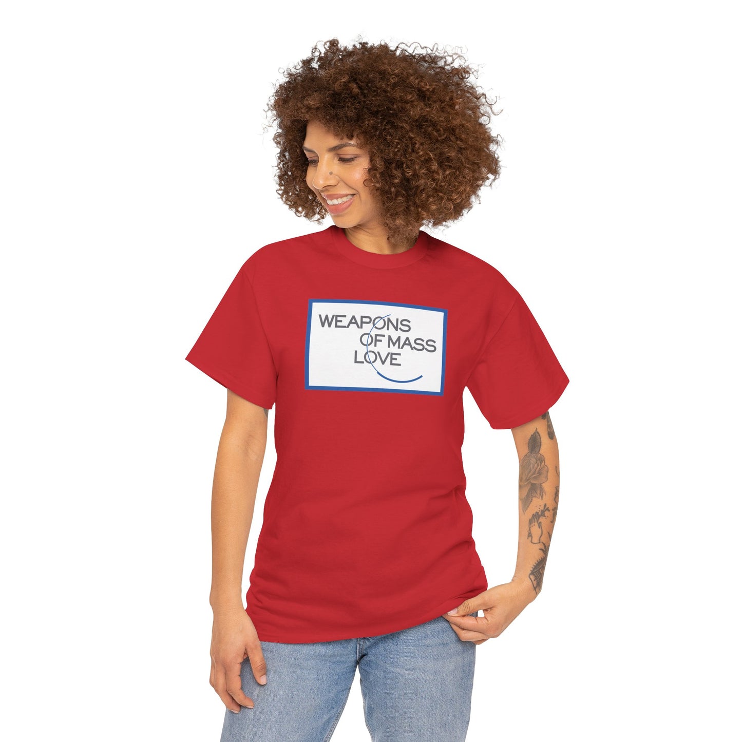 WEAPONS OF MASS LOVE Unisex Heavy Cotton Tee
