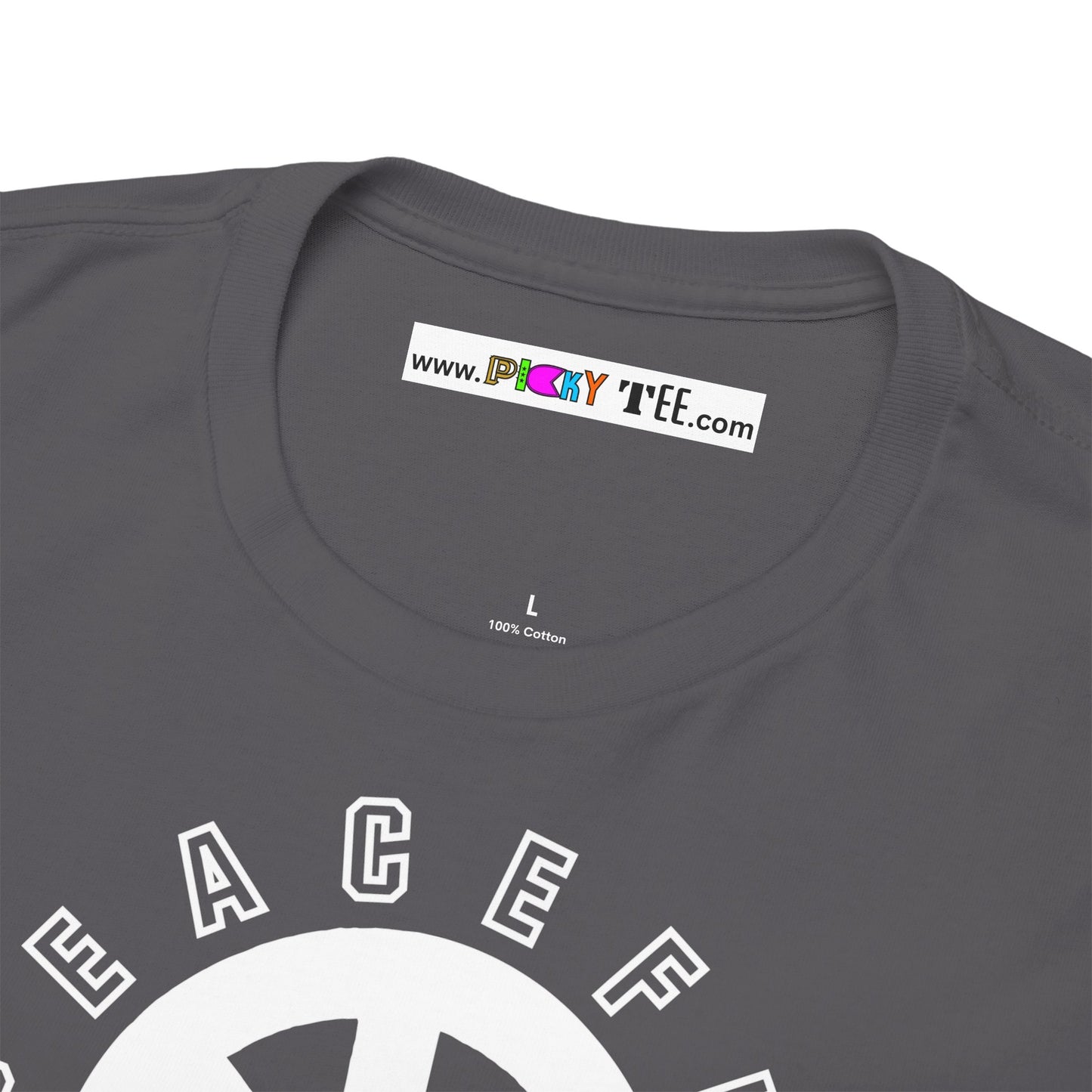 PEACEFUL GANGSTA Unisex Heavy Cotton Tee